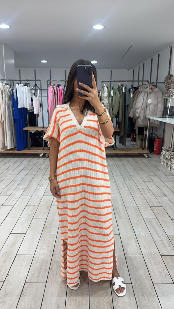 Robe rayée
