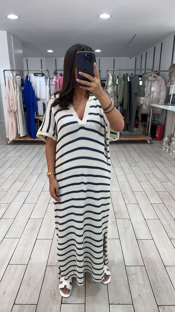 Robe rayée