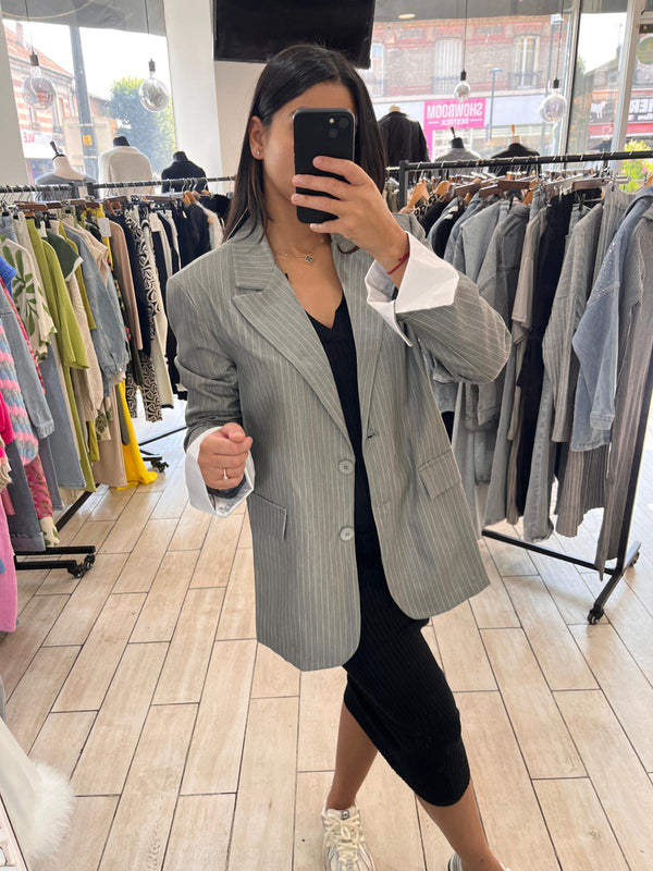 blazer oversize rayer