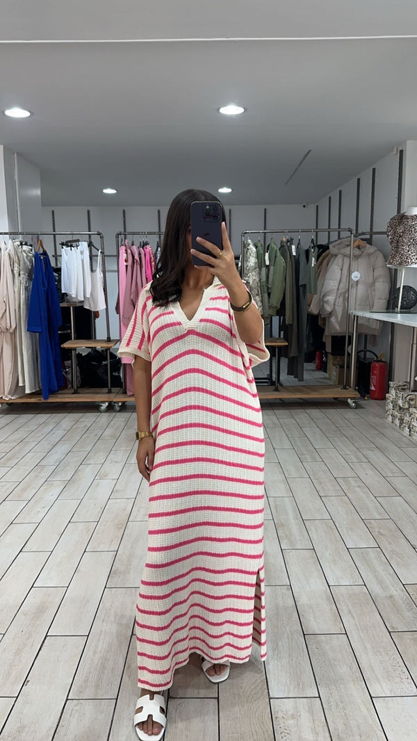 Robe rayée